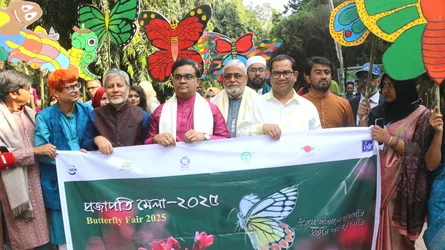 জাবিতে উৎসবমুখর আয়োজনে প্রজাপতি মেলা