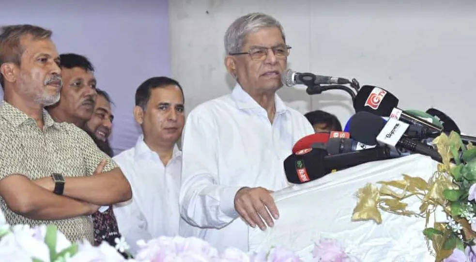 দেশে এখন জগাখিচুড়ি চলছে : মির্জা ফখরুল