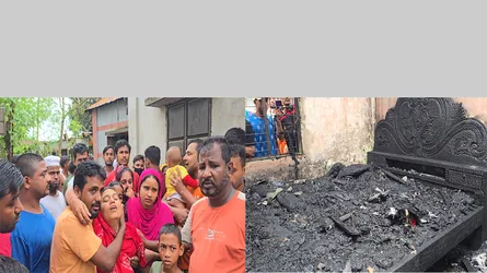 ভালুকায় অগ্নিকাণ্ডে নিহত যুবক, পুড়েছে ১৮ বসতঘর
