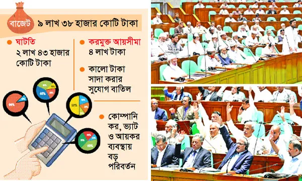 মেগা বাজেট পাস