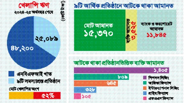 পাঁচ ব্যাংকের নজির, ৯ আর্থিক প্রতিষ্ঠানের শঙ্কা