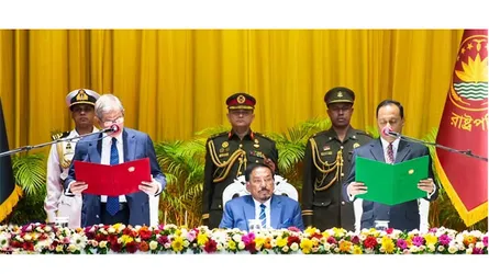 রাষ্ট্রপতির শপথ নিলেন মির্জা ফখরুল