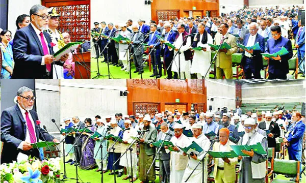 দুই শপথই নিলেন জামায়াত জোটের সংসদ সদস্যরা