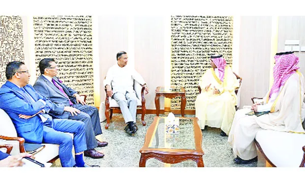 সচিবালয়ে প্রধানমন্ত্রীর সাথে সৌদি রাষ্ট্রদূতের সৌজন্য সাক্ষাৎ