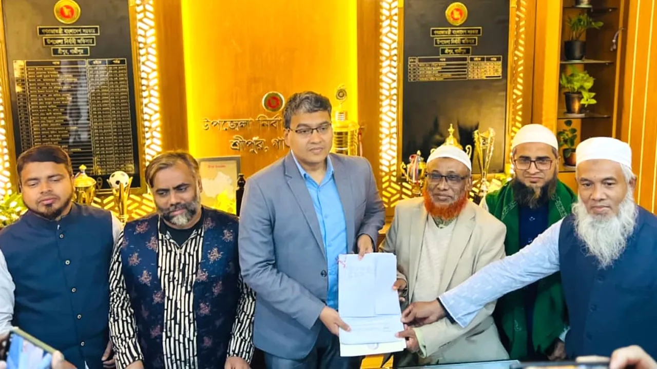 গাজীপুর-৩ আসনে ৯ প্রার্থীর মনোনয়নপত্র দাখিল
