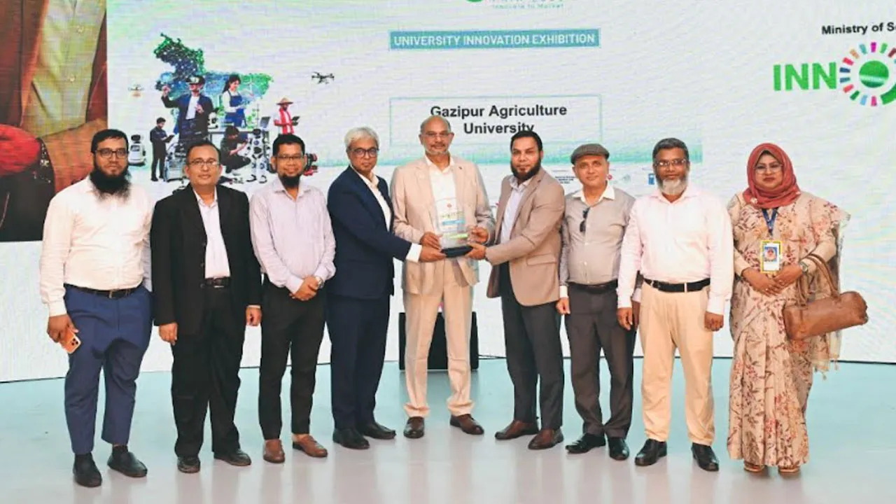 ইনোভেশন ফেয়ারে বিশ্ববিদ্যালয় ক্যাটাগরিতে চ্যাম্পিয়ন গাকৃবি