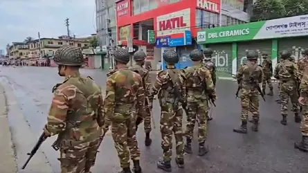 গোপালগঞ্জে এখনো থমথমে পরিবেশ, জনমনে আতঙ্ক