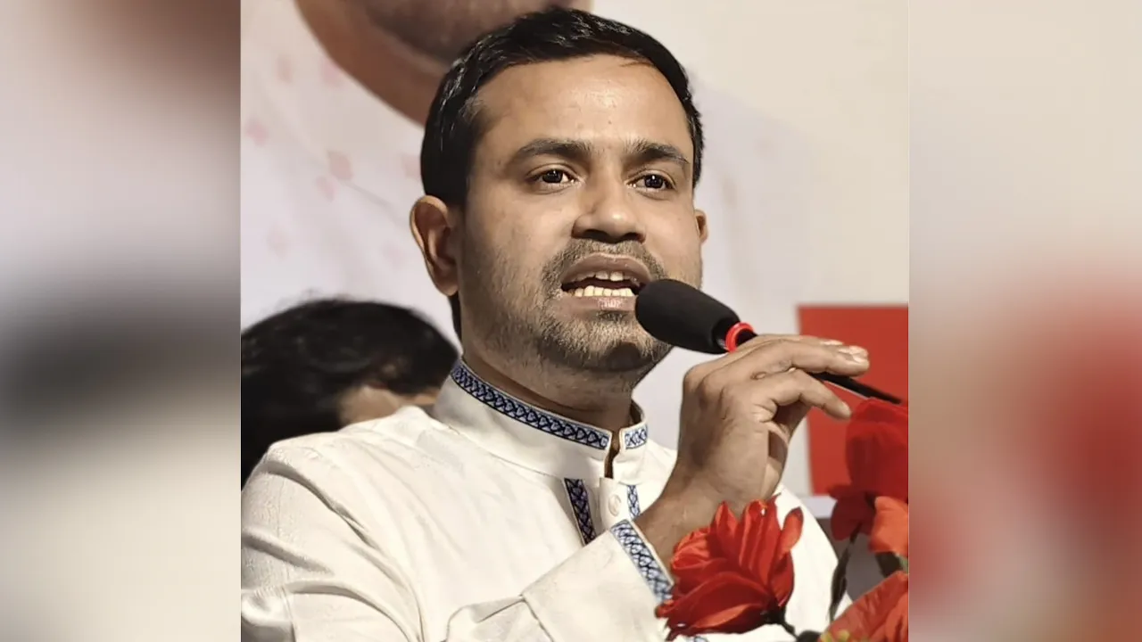 গণঅধিকার পরিষদের ভারপ্রাপ্ত সাধারণ সম্পাদক হাসান আল মামুন