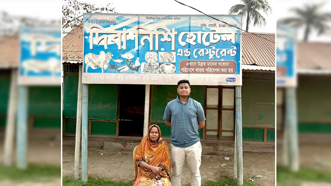 দিবা নিশি হোটেলের ‘খালা’র কাছে চিরকৃতজ্ঞ হাসনাত!