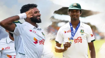 ৫ উইকেট দরকার হাসান ও এবাদতের