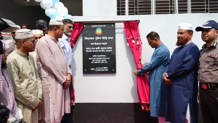 খিলক্ষেতে নতুন পুলিশ ফাঁড়ি ভবন উদ্বোধন করলেন আইজিপি