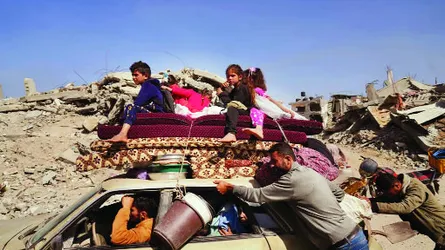 ফিলিস্তিনিদের জোর করে স্থানান্তর প্রত্যাখ্যান