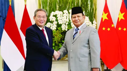 সম্পর্ক জোরদারে সম্মত ইন্দোনেশিয়া- চীন