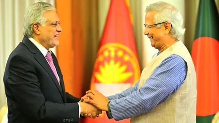 ইসহাক দারকে সার্ক পুনরুজ্জীবিত করার কথা বললেন ড. ইউনূস