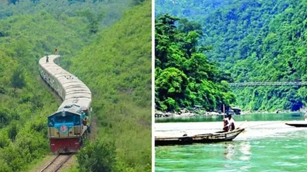 সিলেট থেকে ট্রেন যাবে জাফলং
