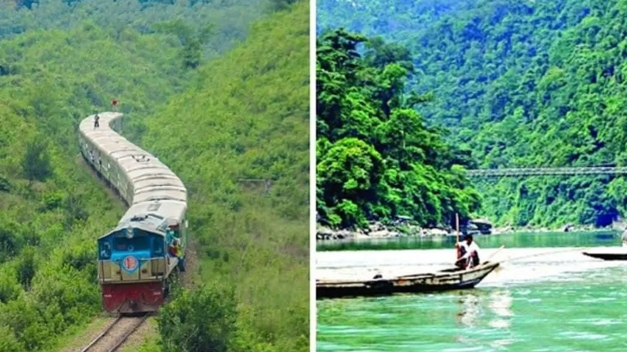 সিলেট থেকে ট্রেন যাবে জাফলং