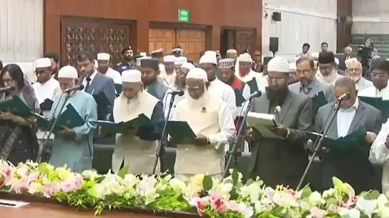 দু’টি শপথই নিলেন জামায়াতের এমপিরা