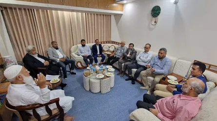 জামায়াত আমিরের সাথে শিল্প মালিক প্রতিনিধিদের সৌজন্য সাক্ষাৎ