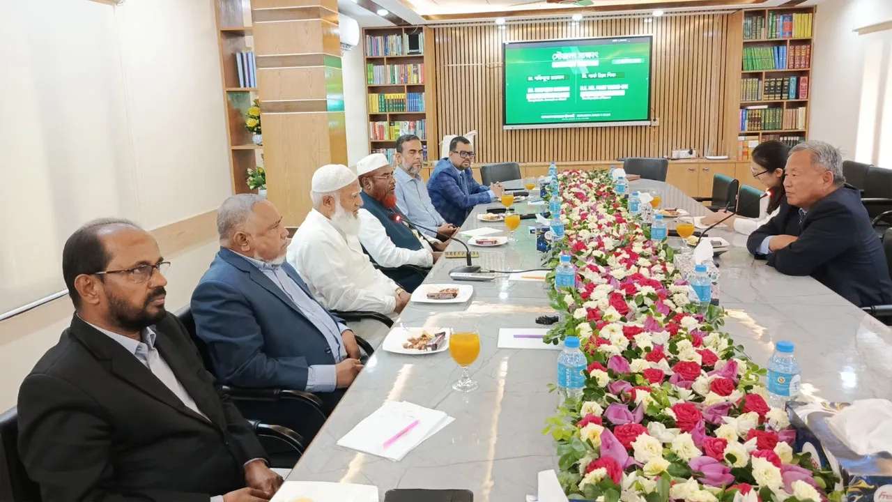 জামায়াত আমিরের সাথে কোরিয়ার রাষ্ট্রদূতের সাক্ষাৎ