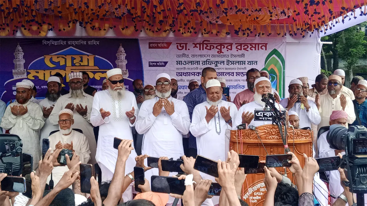 দেশে দুর্নীতিবাজের অস্তিত্বও থাকতে দেবো না : জামায়াত আমির