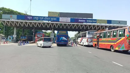 যমুনা সেতুতে ৪ দিনে ১৪ কোটি টাকার টোল আদায়