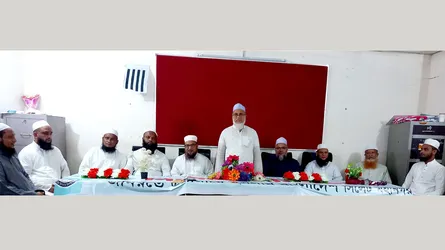 সিলেট-৩ আসনের দায়িত্বশীলদের সাথে জমিয়ত-প্রার্থী নজরুল ইসলামের মতবিনিময়
