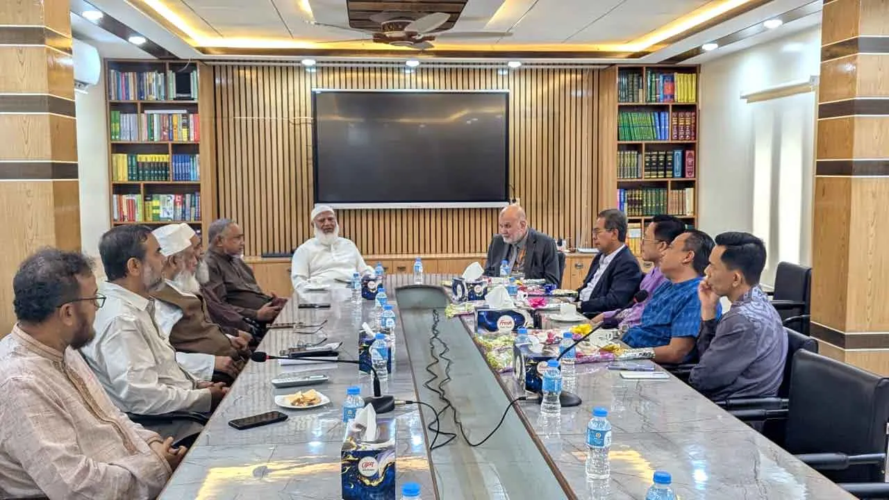 জামায়াত আমিরের সাথে কয়েকটি দেশের প্রতিনিধি দলের সৌজন্য বৈঠক