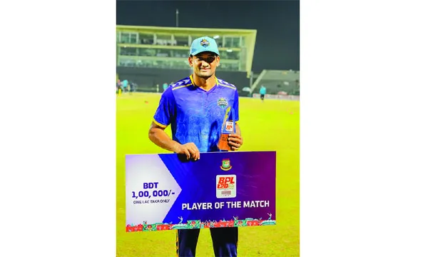 শেষ বলের রোমাঞ্চে জয় চট্টগ্রামের