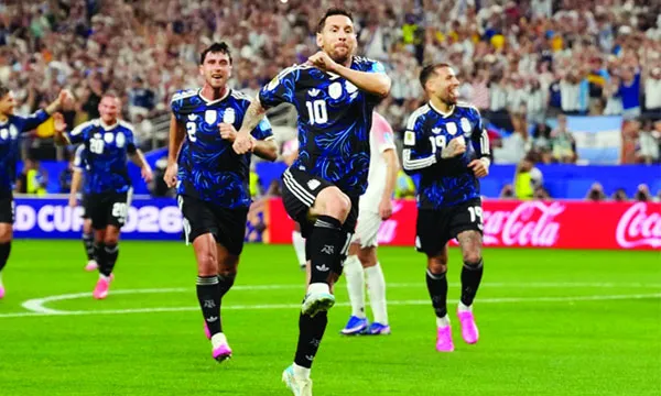 জর্দানকে উড়িয়ে গ্রুপসেরা আর্জেন্টিনা