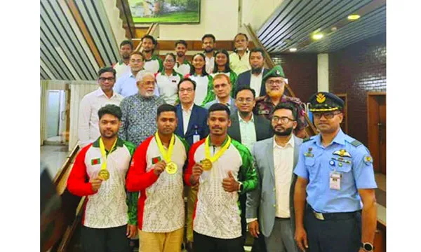 আরচ্যারি  দলকে উষ্ণ সংবর্ধনা