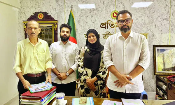 ক্রীড়া প্রতিমন্ত্রীর সাথে সাক্ষাৎ ইকুইস্ট্রিয়ান অ্যাসোসিয়েশনের