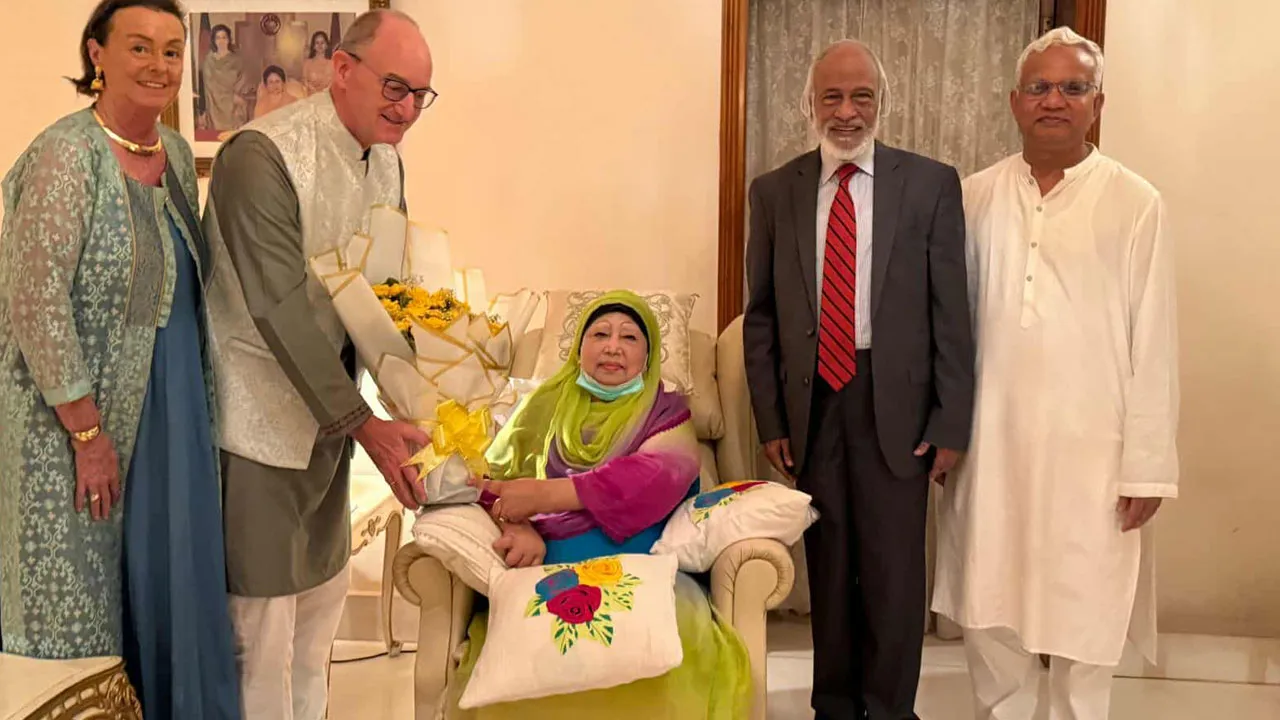 খালেদা জিয়ার সাথে জার্মান রাষ্ট্রদূতের সাক্ষাৎ