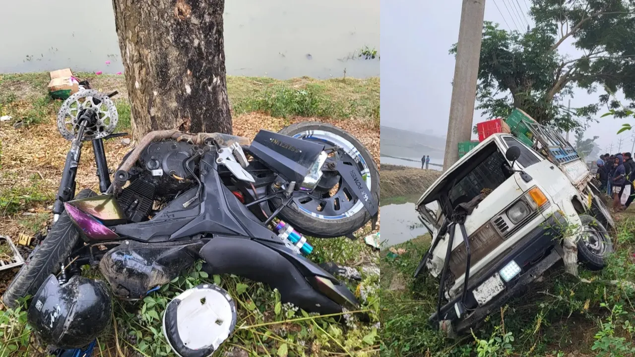 কুলাউড়া পিকআপভ্যানের ধাক্কায় নিহত ২
