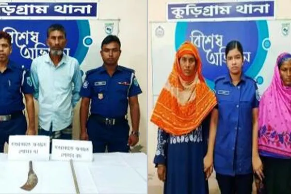 কুড়িগ্রামে প্রতিপক্ষকে ফাঁসাতে মেয়েকে হত্যা