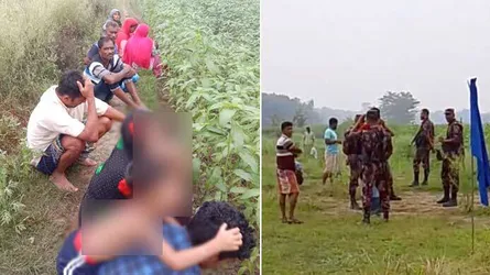 কুষ্টিয়া সীমান্তে পুশইনের শিকার ১২ জন ৫৬ ঘণ্টা সীমান্তের শূন্যরেখায়!