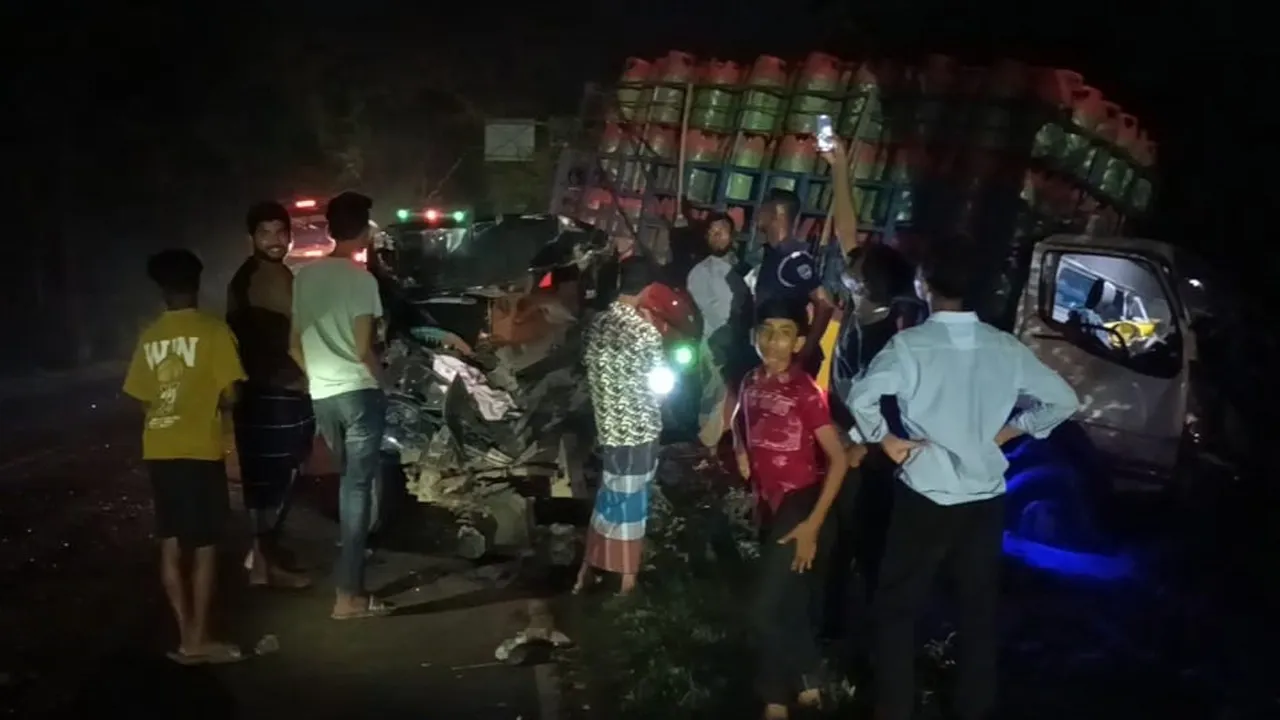 মাদারীপুরে ট্রাক-পিকআপের সংঘর্ষে নিহত ১, আহত ১