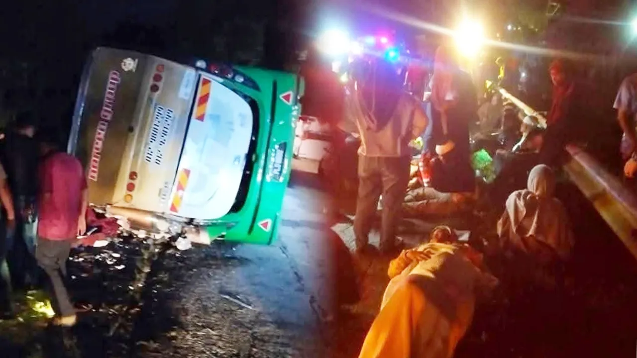 মালয়েশিয়ায় সড়ক দুর্ঘটনায় ১৫ শিক্ষার্থী নিহত