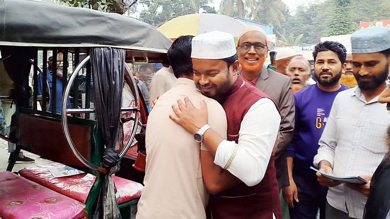 নড়াইল-২ আসনে জামায়াত প্রার্থী বাচ্চুর গণসংযোগ