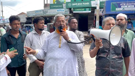 টঙ্গিবাড়ীতে জামায়াত প্রার্থী অধ্যাপক ফজলুল করিমের গণসংযোগ