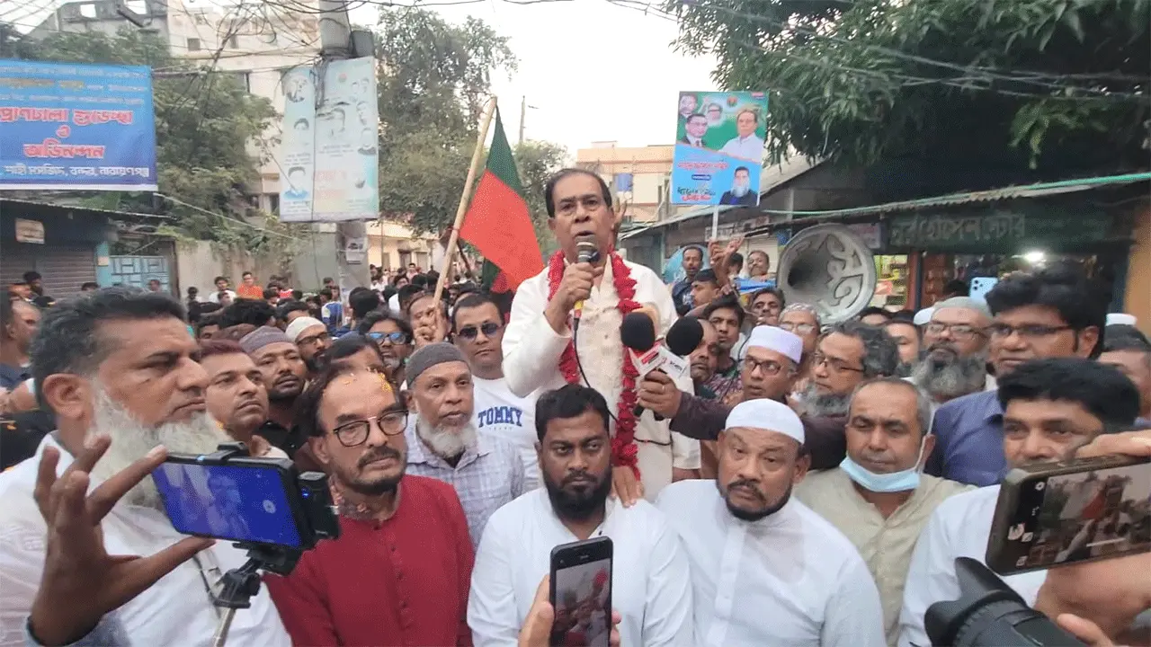 ‘সরকার গঠনের মাধ্যমে নারায়ণগঞ্জ নগর বন্দরের পরিকল্পিত উন্নয়ন করা হবে’