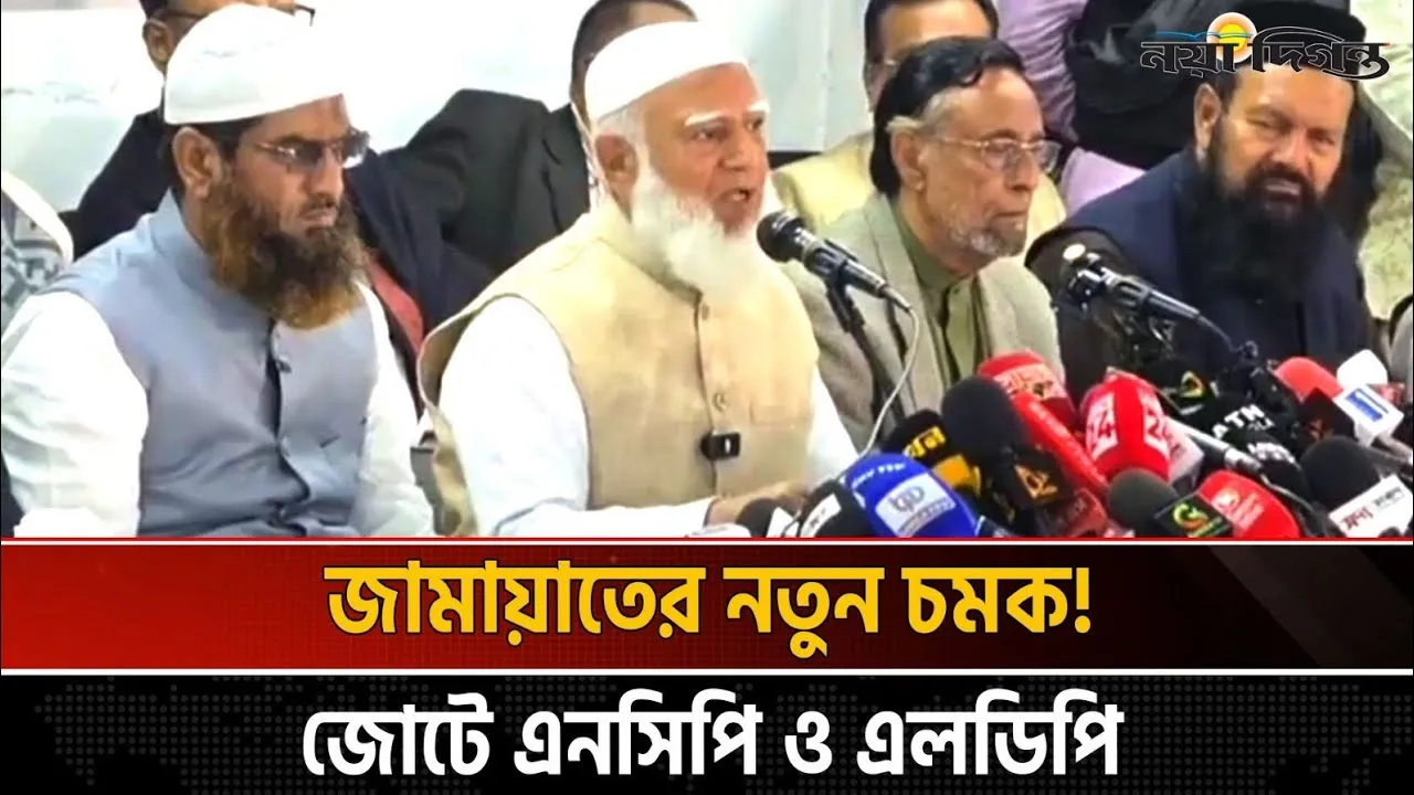 কিভাবে ১০ দলের আসন বণ্টন হবে, জানালেন জামায়াত আমির