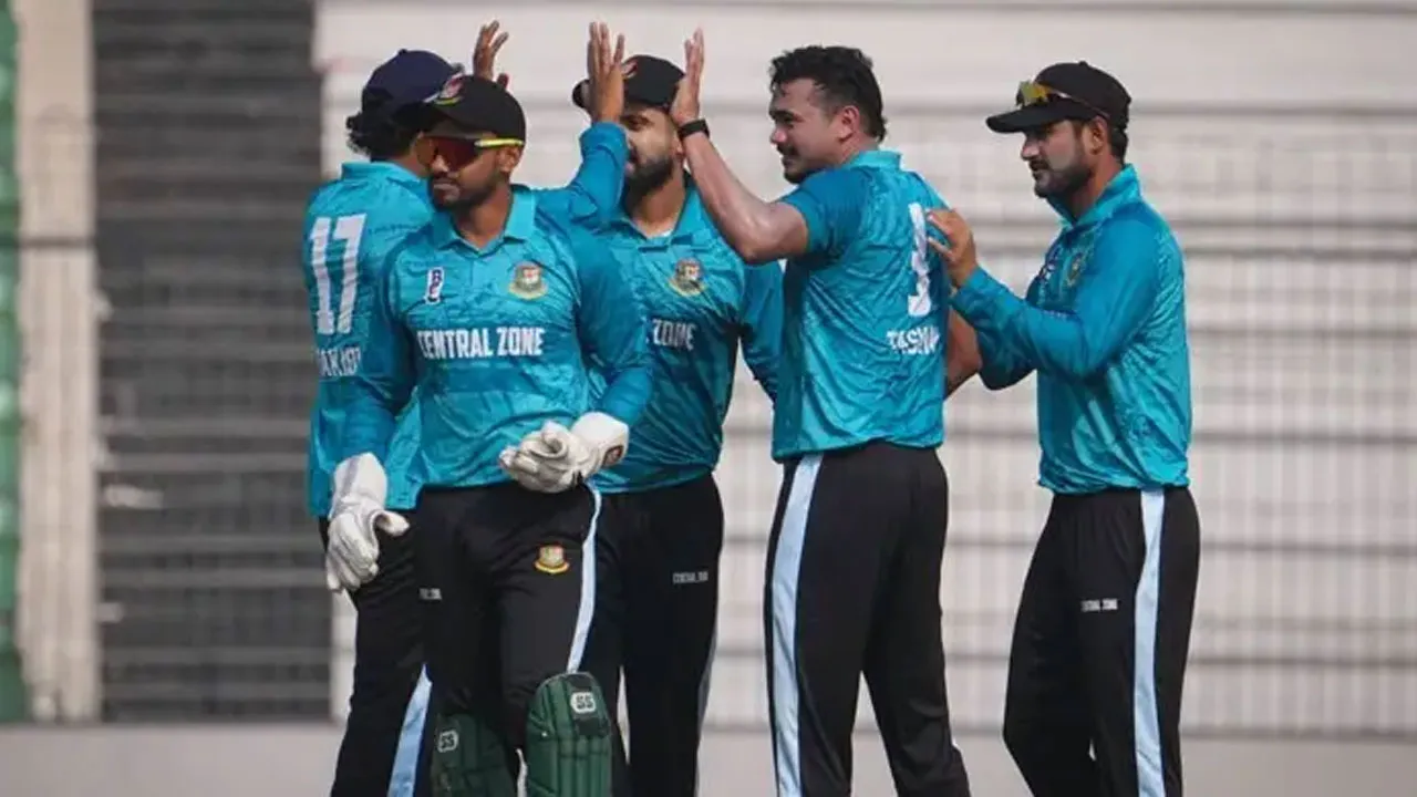 শান্তদের হতাশ করে শিরোপা মধ্যাঞ্চলের