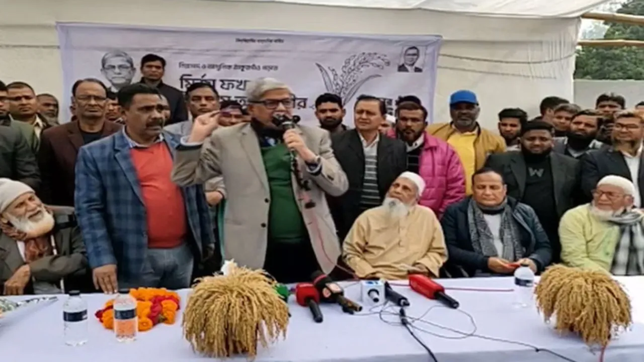 বিএনপি দেশে অসাম্প্রদায়িকতার রাজনীতি ফিরিয়ে আনবে : মির্জা ফখরুল