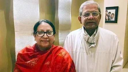 স্ত্রীর চিকিৎসার জন্য সিঙ্গাপুর গেলেন মির্জা ফখরুল