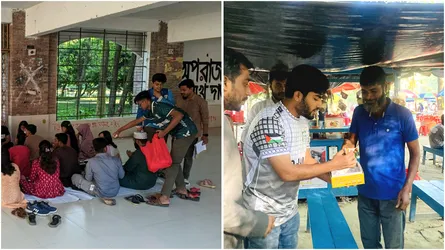 হাসিনার ফাঁসির রায়ে উল্লাস প্রকাশ করে ইবি শিক্ষার্থীদের মিষ্টি বিতরণ