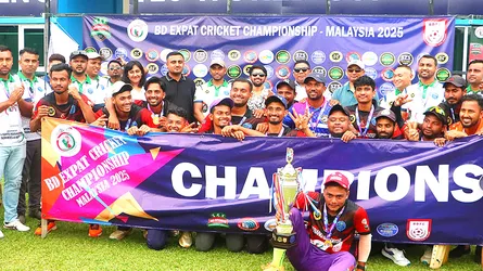 মালয়েশিয়ায় প্রবাসীদের ক্রিকেট টুর্নামেন্টে চ্যাম্পিয়ন পেনাং গ্লাডিয়েটর