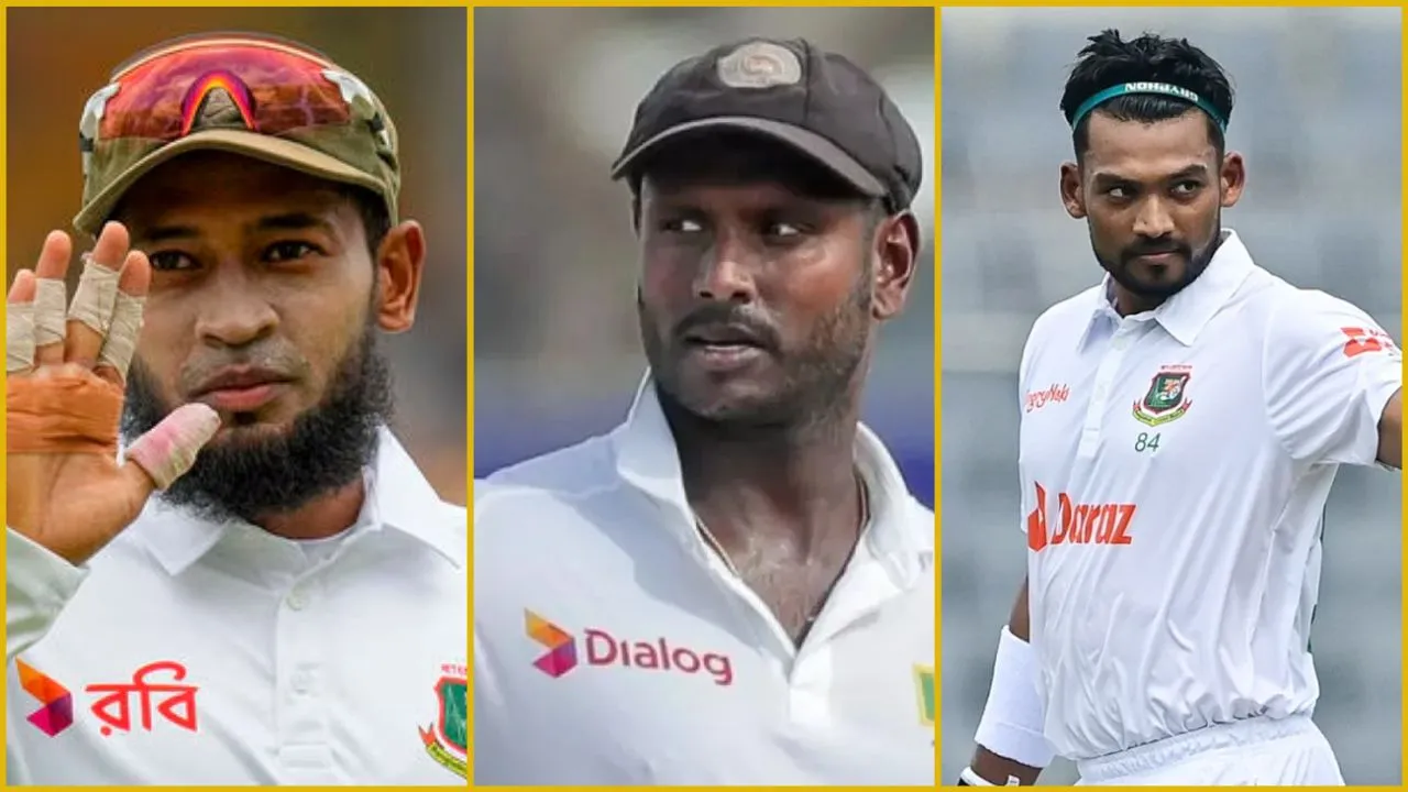 বিদায়বেলায় শান্ত-মুশফিকের প্রশংসা করে যা বললেন ম্যাথুজ