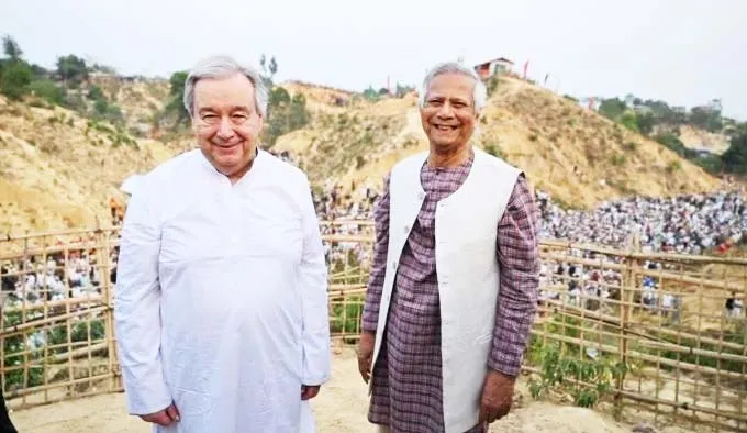 এক লাখ রোহিঙ্গার সাথে ইফতার করলেন প্রধান উপদেষ্টা ও জাতিসঙ্ঘ মহাসচিব