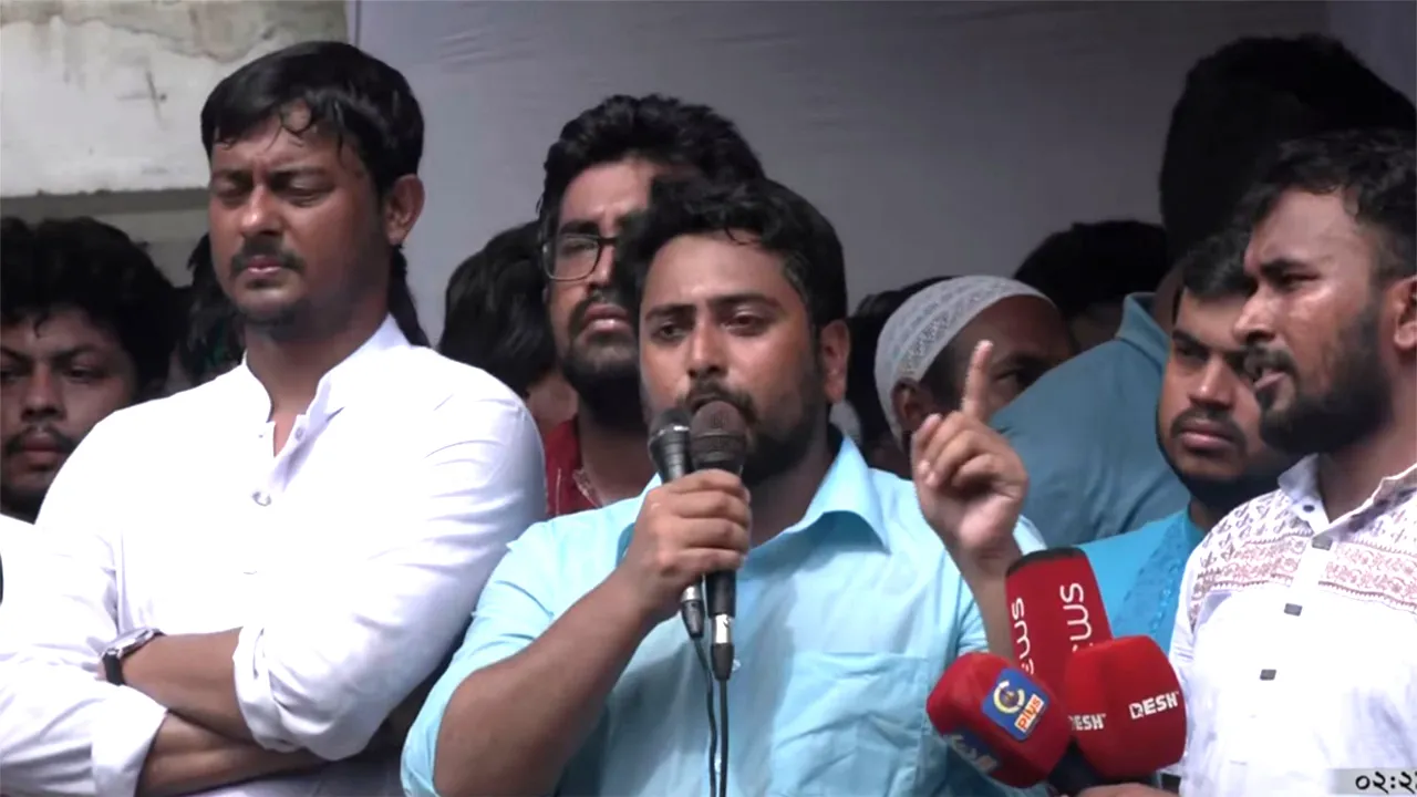 বাংলাদেশে নতুন কোনো গডফাদার হতে দেয়া হবে না : নাহিদ