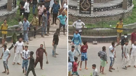 নাসিক ভবনে অটোরিকশা চালকদের হামলা, আহত ৮